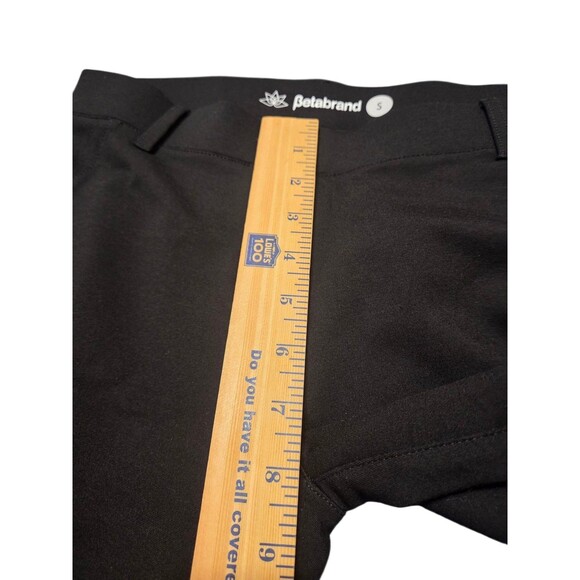BetaBrand Pull On Ponte Knit Straight Leg Legging Pants Black Women's S A34.1 - Picture 5 of 9